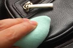Wipe the stain with a damp, clean cloth
