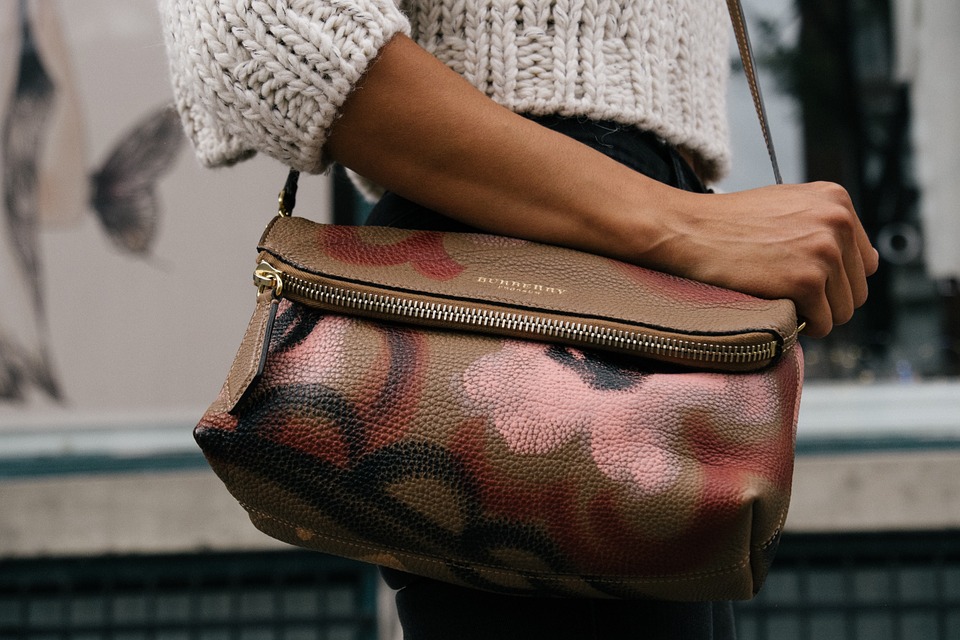 woman with handbag